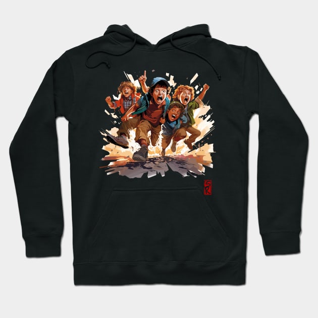 Cartoon of the goonies Hoodie by siriusreno